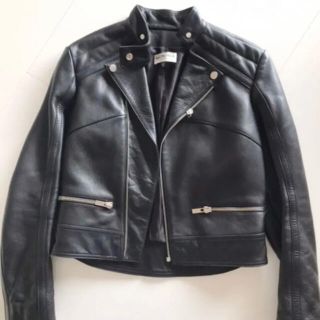 バレンシアガ(Balenciaga)のバレンシアガ　レザー　ライダース　正規品(ライダースジャケット)