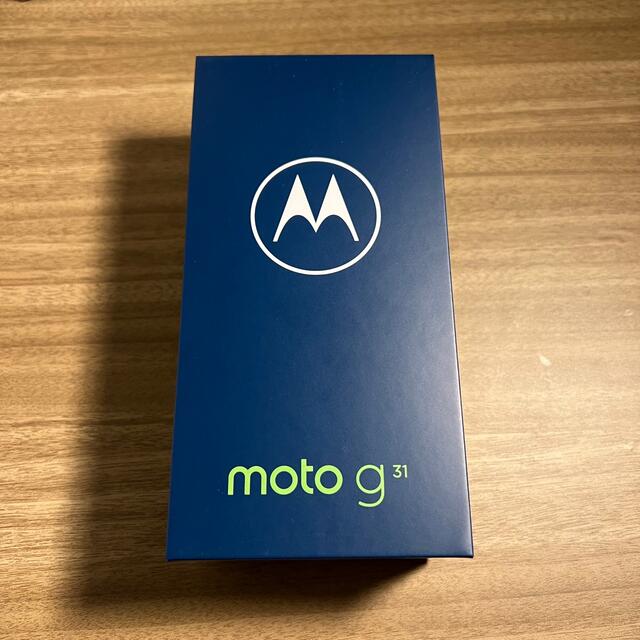 【新品未使用】moto g31 モトローラ　128GB simフリー　ブルー