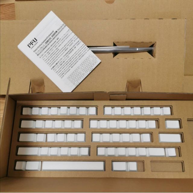 PC/タブレット【新品・未使用】PFU HHKB 雪 英語配列 無刻印 キートップセット