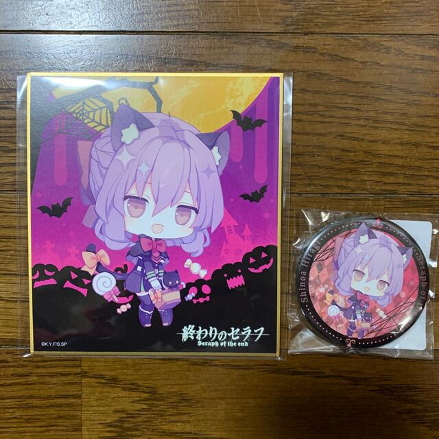 終わりのセラフ DMMスクラッチ ミニ色紙&缶バッジセット/柊 終わりのセラフ DMMスクラッチ ミニ色紙&缶バッジセット/柊