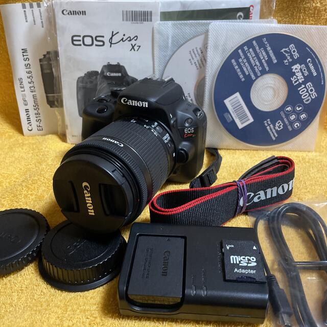 Canon Eos Kiss X7 EF-S18-55mm デジタル一眼