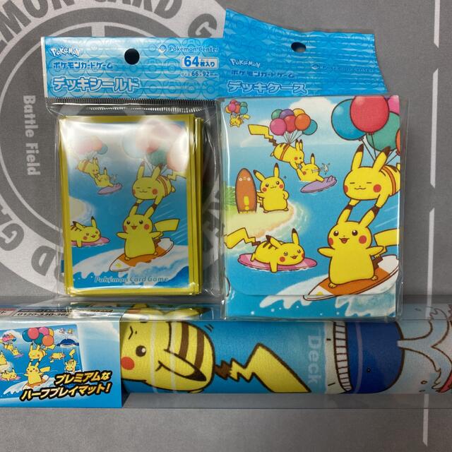 ポケモン - ポケモンカード なみのりピカチュウ プレイマット デッキ