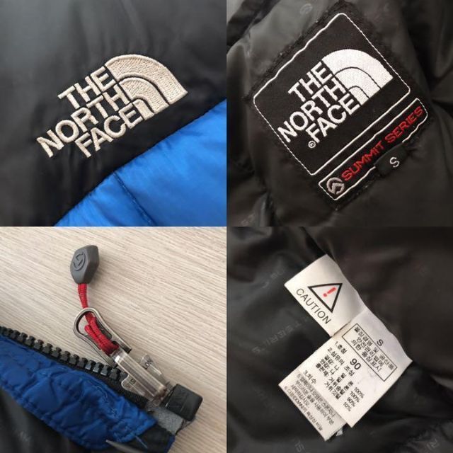 THE NORTH FACE - ノースフェイス800フィルブルーブラック青黒ローツェ ...