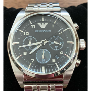 エンポリオアルマーニ(Emporio Armani)のEMPORIO ARMANI クロノグラフ AR0373 新品未使用品(腕時計(アナログ))