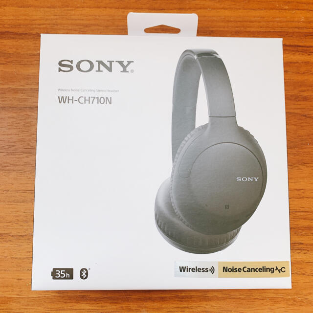 SONY WH-CH710N ワイヤレスヘッドホン　ブラックスマホ/家電/カメラ