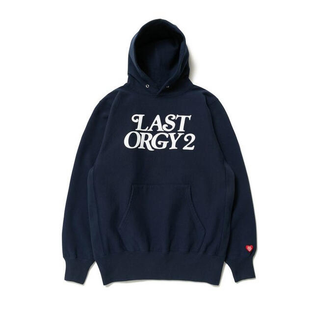 39tcryLAST ORGY 2  Human made HOODIE "Navy"