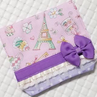 専用☆移動ポケット(3257)どこでもポケット　ポケチ　エッフェル塔　紫(外出用品)