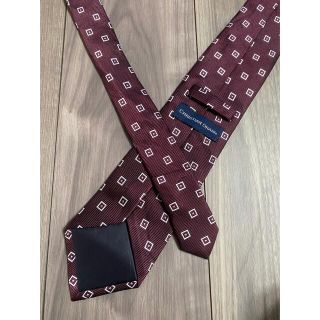 アオヤマ(青山)のAOYAMA クリスチャンオラーニ　ネクタイ　ワイン　ドット　小紋　百貨店　光沢(ネクタイ)