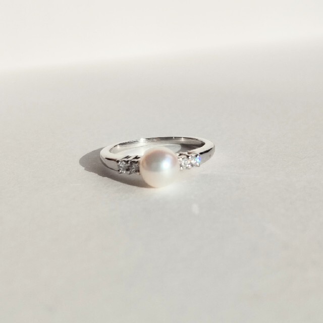 MIKIMOTO(ミキモト)のMIKIMOTO パールダイヤリング レディースのアクセサリー(リング(指輪))の商品写真