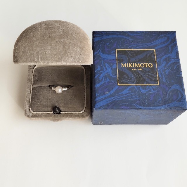 MIKIMOTO(ミキモト)のMIKIMOTO パールダイヤリング レディースのアクセサリー(リング(指輪))の商品写真