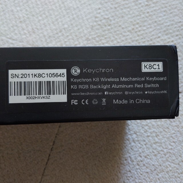 Keychron K8 キーボードPC周辺機器