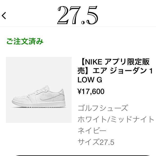 Nike Air Jordan 1 Low Golf 27.5