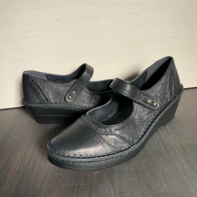 INCHOLSE インコルジェ　カジュアルシューズ　ブラック 23.0 B57 レディースの靴/シューズ(ハイヒール/パンプス)の商品写真