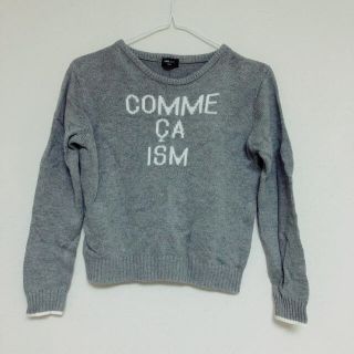 コムサイズム(COMME CA ISM)のCOMME CA ISM  ニット　グレー(ニット)