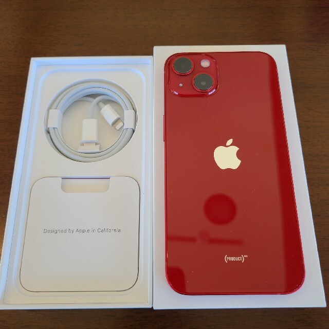 iPhone 13 (PRODUCT)RED 128GB SIMロックなし