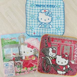 ハローキティ(ハローキティ)のHelloKitty　ミニタオル　3点セット(その他)