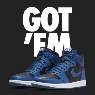 ナイキ(NIKE)のNIKE   AIR  JORDAN 1  "DARK MARINA BLUE"(スニーカー)