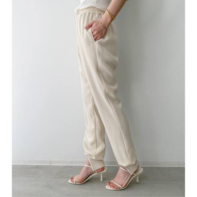 アパルトモン　Col Pierrot Rib Pants(WH)