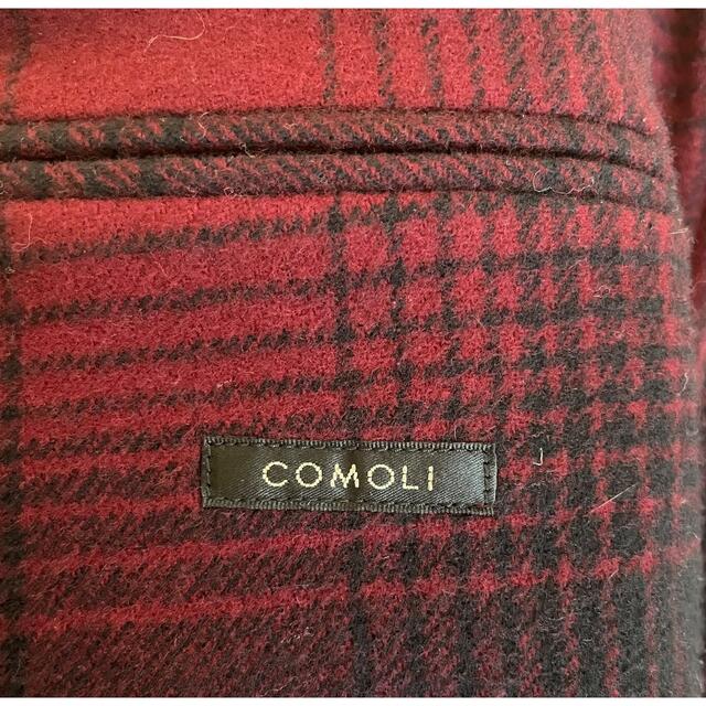 COMOLI(コモリ)の【美品】21FW COMOLI ナッピングウールチェックマッキノウクルーザー3 メンズのジャケット/アウター(ブルゾン)の商品写真