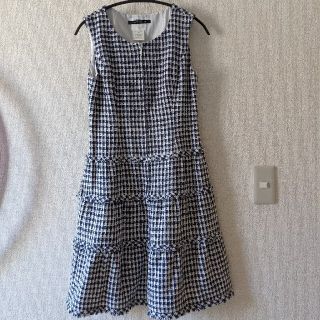 ルネ(René)のRene 34 ツイード　前開き　ルネ　ワンピース(ひざ丈ワンピース)