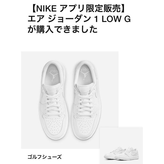 NIKE(ナイキ)のNIKE AIR JORDAN1 LOW GOLF 26.5 メンズの靴/シューズ(スニーカー)の商品写真