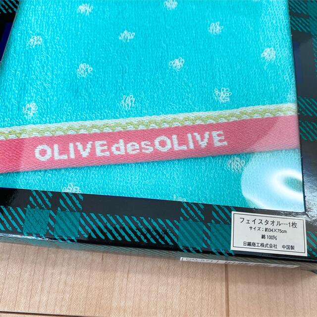 OLIVEdesOLIVE(オリーブデオリーブ)のOLIVEdesOLIVE フェイスタオル　 インテリア/住まい/日用品の日用品/生活雑貨/旅行(タオル/バス用品)の商品写真