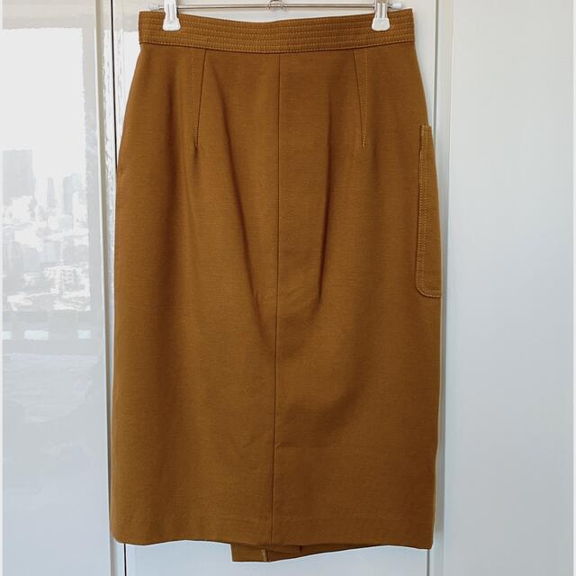 TOMORROWLAND(トゥモローランド)のマカフィー MACPHEE　トゥモローランド　スカート　ブラウン レディースのスカート(ひざ丈スカート)の商品写真