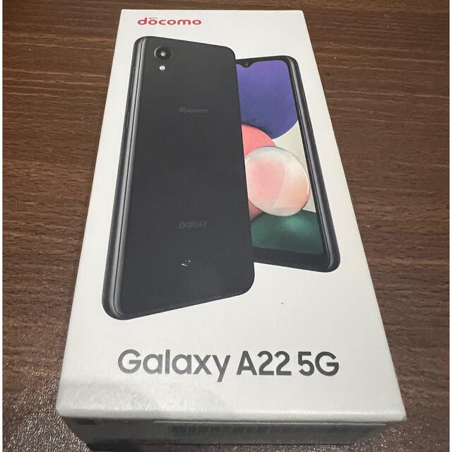 Galaxy A22 5G 64GB Black SC-56B