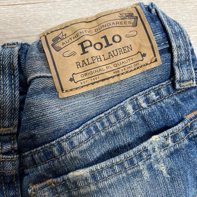 POLO RALPH LAUREN(ポロラルフローレン)の最終値下げ⭐︎ポロ　ラルフローレン　ジーンズ半パン キッズ/ベビー/マタニティのキッズ服男の子用(90cm~)(パンツ/スパッツ)の商品写真