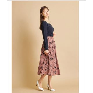 トッコ(tocco)のtocco closet(トッコクローゼット) フレア　スカート(ロングスカート)