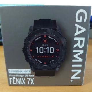 ガーミン(GARMIN)のガーミン（GARMIN） fenix 7X Sapphire DP BK(腕時計(デジタル))