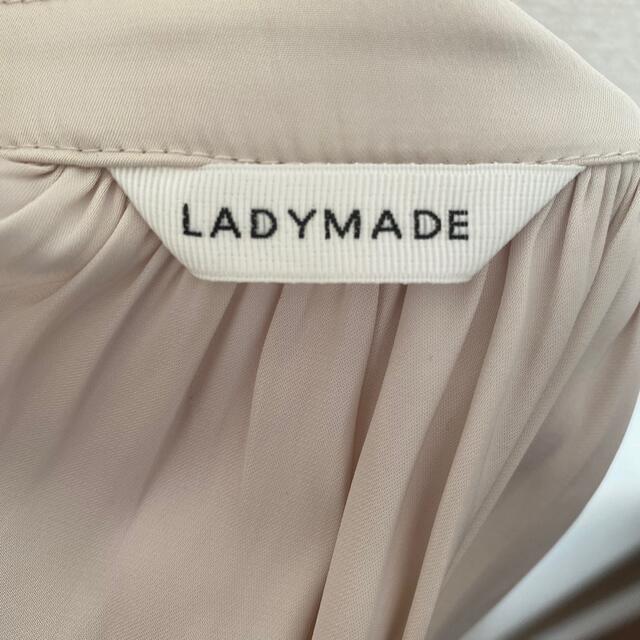 LADY MADE(レディメイド)のLADYMADE ロングカフススキッパーサテン ブラウス レディースのトップス(シャツ/ブラウス(長袖/七分))の商品写真