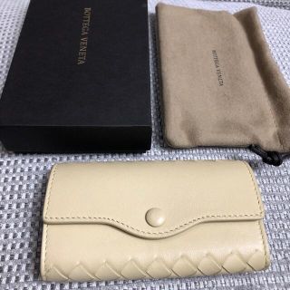 ボッテガヴェネタ(Bottega Veneta)のボッテガヴェネタ☆６連キーケース☆レディース☆メンズ☆ベージュ系☆レザー(キーケース)