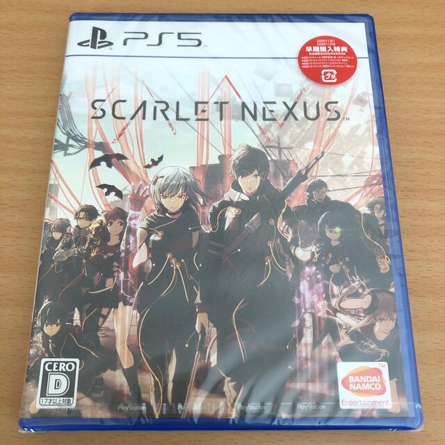 BANDAI NAMCO Entertainment(バンダイナムコエンターテインメント)のSCARLET NEXUS（スカーレットネクサス） PS5 エンタメ/ホビーのゲームソフト/ゲーム機本体(家庭用ゲームソフト)の商品写真