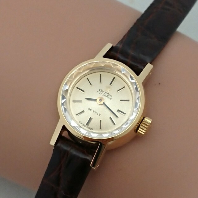 から厳選した OMEGA - OH済 1969年製 オメガ デビル レディース K18金