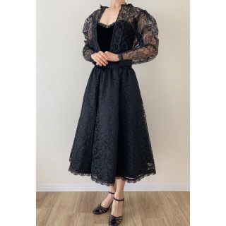 ガニーサックス(GUNNE SAX)の★美品★ Gunne Sax ガンネサックス セットアップ(ロングワンピース/マキシワンピース)