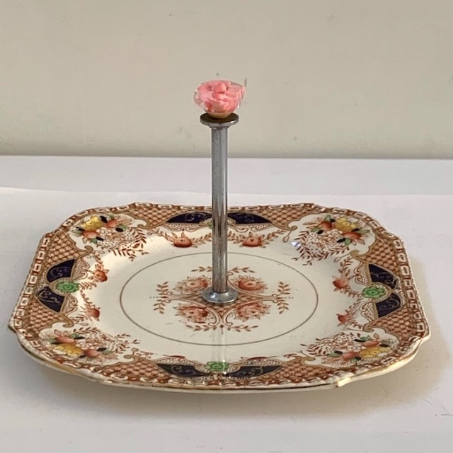 ハンドル付きケーキ皿【アンティーク】CARLISLE WARE (953) 1