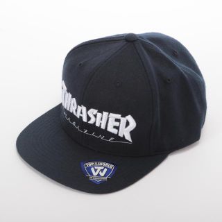 スラッシャー(THRASHER)のTOP OF THE WORLDベース平ツバキャップ(キャップ)