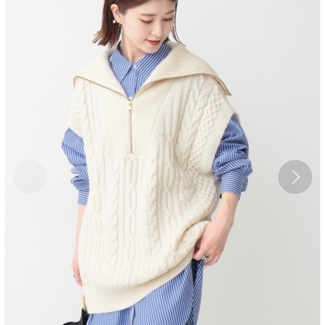 Spick & Span(スピックアンドスパン)のspick and span 【HAMILTONLAMBSWOOL】ベスト レディースのトップス(ベスト/ジレ)の商品写真