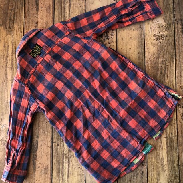 JUNK STORE(ジャンクストアー)のJUNKSTORE  リバーシブルワンピース  90 キッズ/ベビー/マタニティのキッズ服女の子用(90cm~)(ワンピース)の商品写真