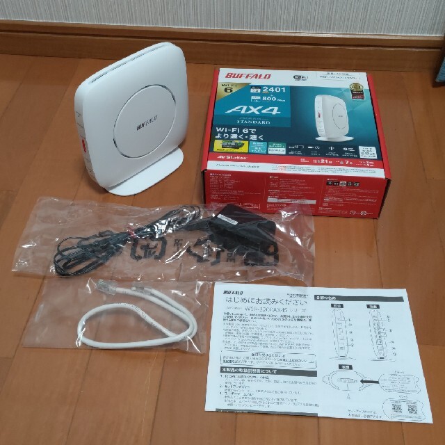 Buffalo(バッファロー)のBUFFALO 無線LANルーター AX4 スマホ/家電/カメラのPC/タブレット(PC周辺機器)の商品写真