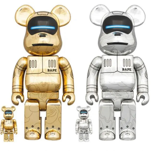 MEDICOM TOY(メディコムトイ)のBE@RBRICK SORAYAMA BABY MILO BAPE ベアブリック エンタメ/ホビーのフィギュア(その他)の商品写真