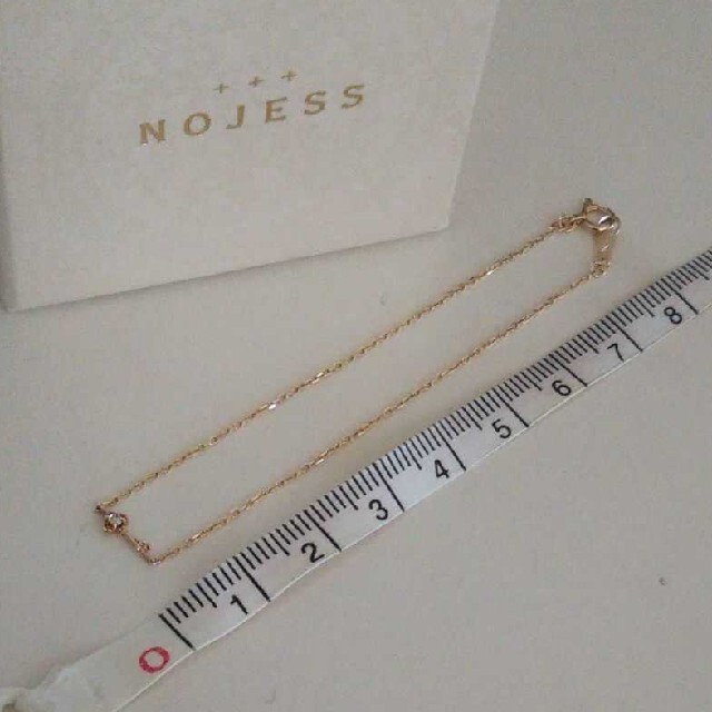 NOJESS(ノジェス)のお取り置き❕ノジェス K10 鍵 ブレスレット ダイヤ クローバー 美品 レディースのアクセサリー(ブレスレット/バングル)の商品写真