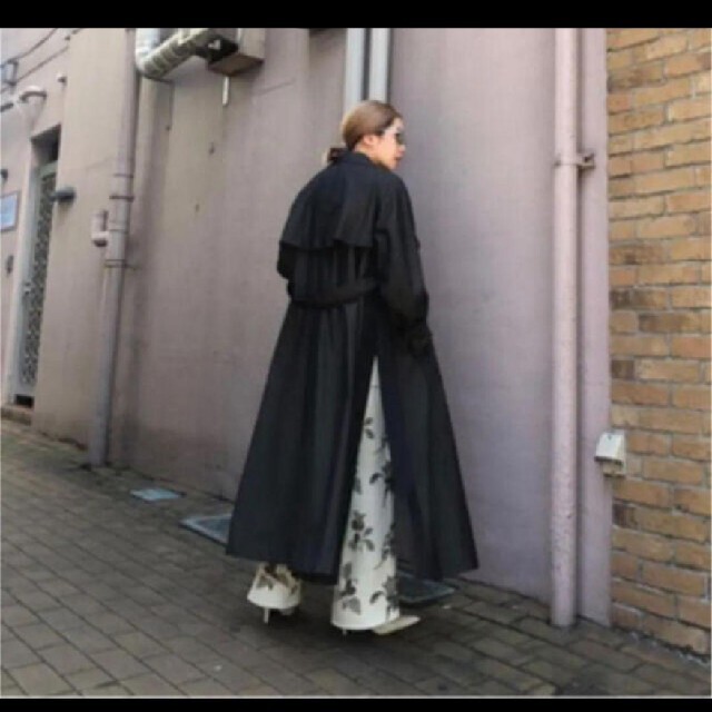 Ameri VINTAGE - MINIMAL FLARE LONG TRENCH COAT Mサイズの通販 by ひぃ's shop｜アメリ