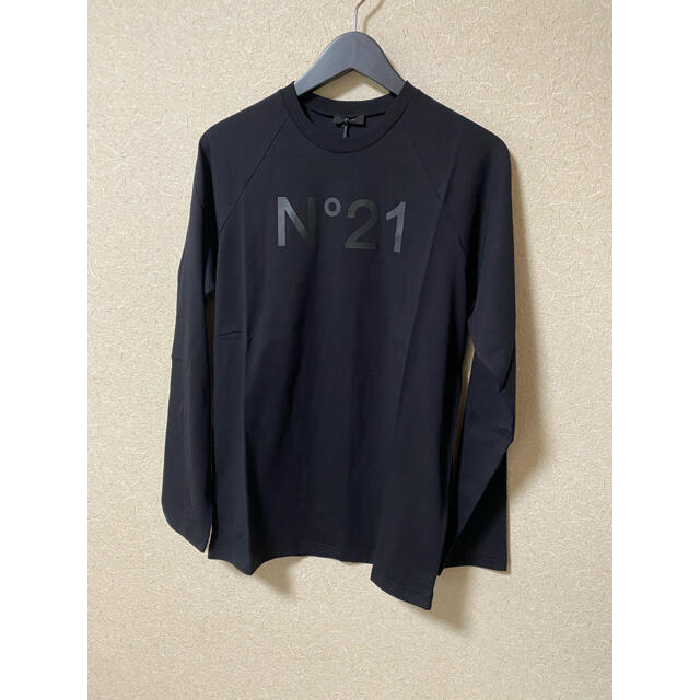 正規通販 【新品タグ付】N21 ロンT 14Y コットンロゴTシャツ ヌメロ 
