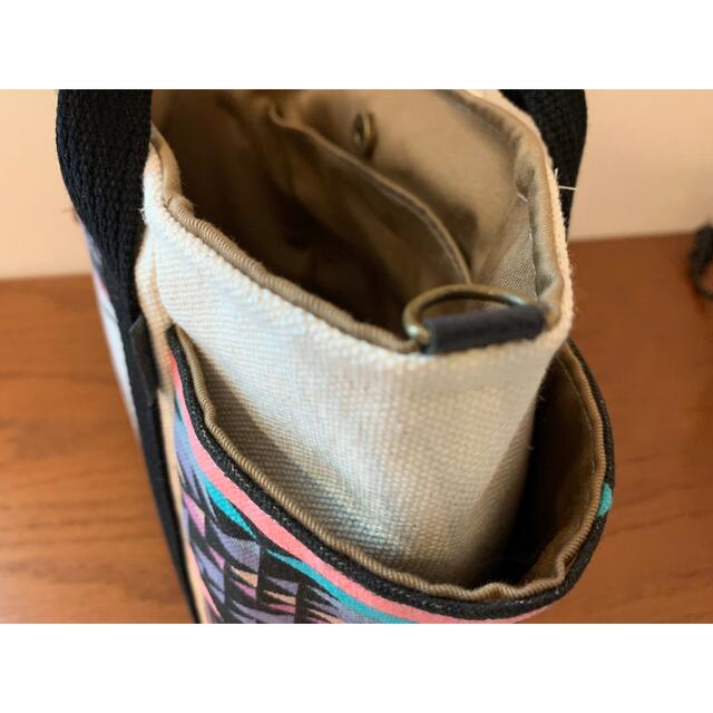 sale☆native×帆布☆4Pocket tote bag ハンドメイドのファッション小物(バッグ)の商品写真