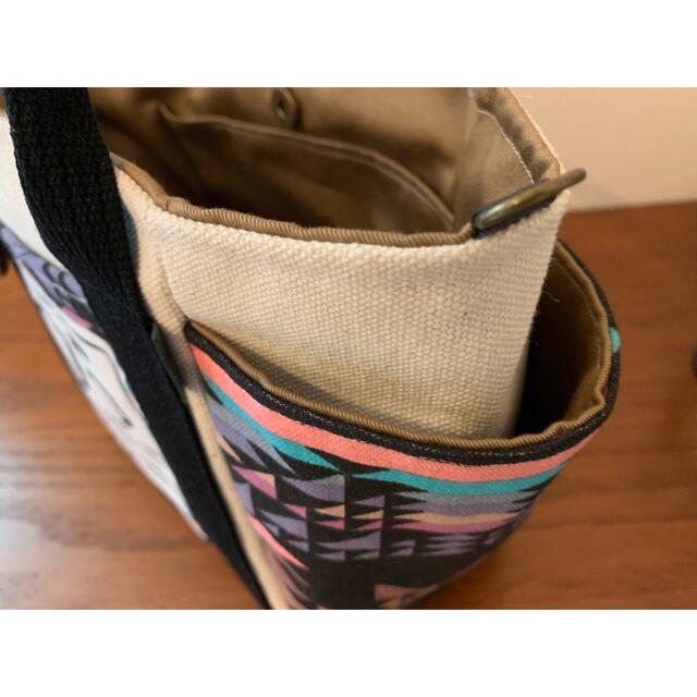 sale☆native×帆布☆4Pocket tote bag ハンドメイドのファッション小物(バッグ)の商品写真