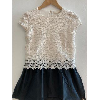 ザラキッズ(ZARA KIDS)のZARA girls レースワンピース(ひざ丈ワンピース)