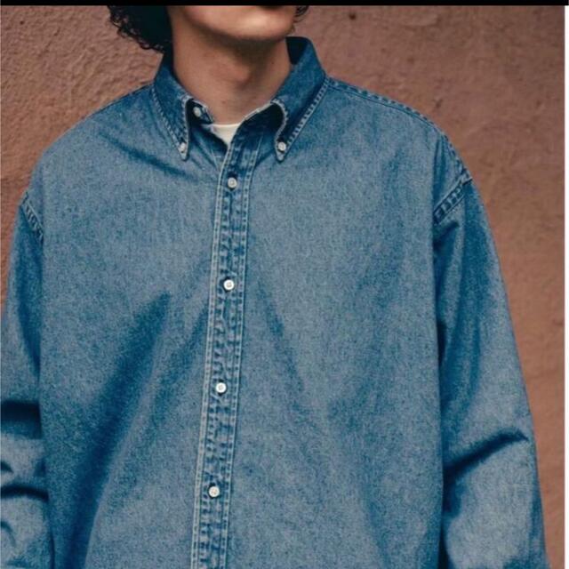 トップスA.PRESSE 22ss アプレッセ BD DENIM SHIRT サイズ2