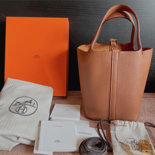 日本半額 meimei様専用 新品未使用 ピコタンロック2点セット ゴールド×ゴールド金具 ハンドバッグ デネボラ様 専用